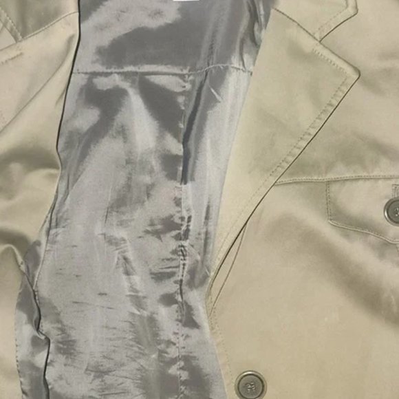 Talbot Petites stylish stretch blazer, Lined, Green/Grey in size 14 - Picture 9 of 13